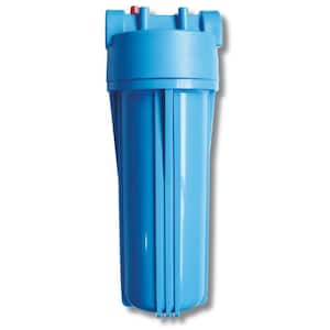 1/2 in. Heavy-Duty Water Filter Canister in Blue with Double O-Ring Housing (1-Pack)