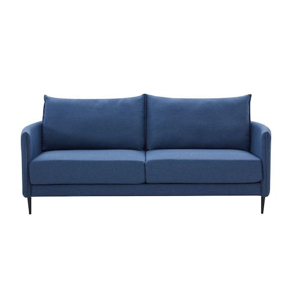 HKliving - Seat Cushion Linen Ice Blue