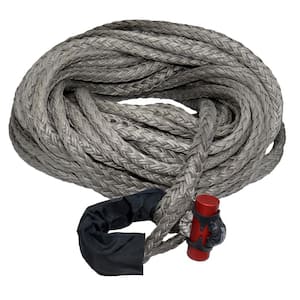 5/8 in. x 125 ft. Synthetic Winch Line with Integrated Shackle
