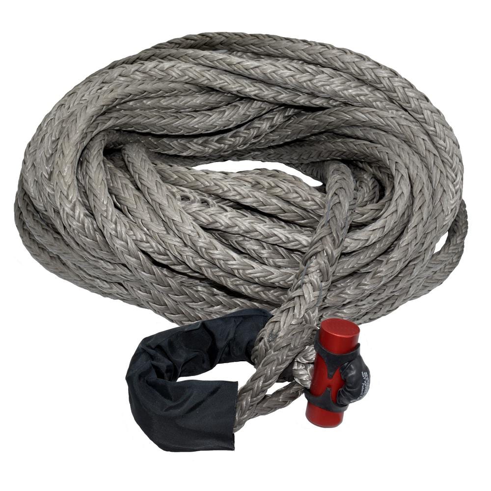 Synthetic Winch Rope 3/8 150ft Fixed hook