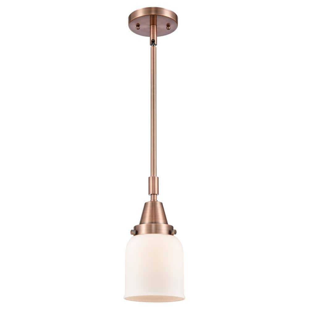 Bell 100-Watt 1-Light Antique Copper Standard Mini Pendant Light with Painted Glass Shade, No Bulbs Included price history on PriceWatchPro