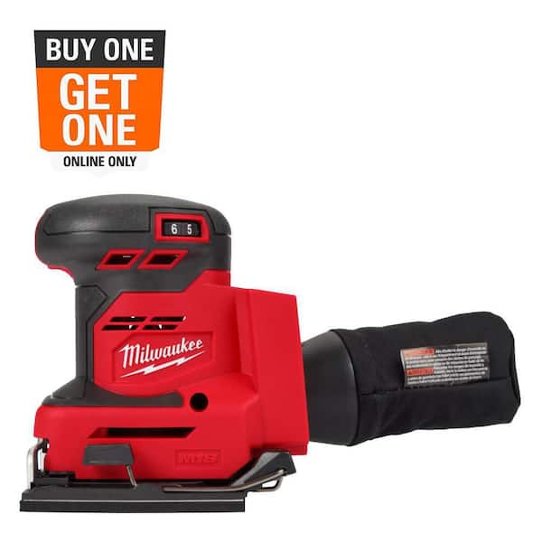 Milwaukee M18 18V Lithium-Ion Cordless 1/4 in. Sheet Sander (Tool-Only)