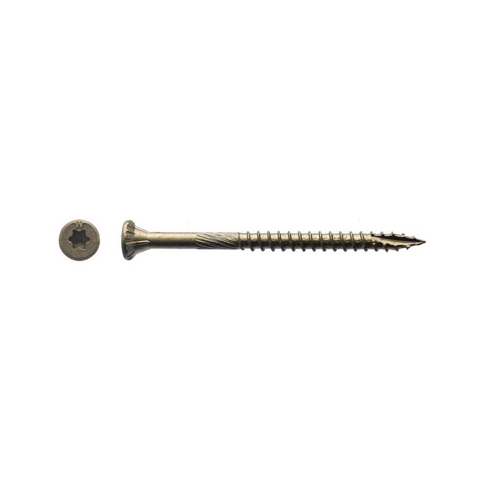 BIG TIMBER 9 x 21/2 in. Bronze Star Drive Flat Head Wood Screw (2500