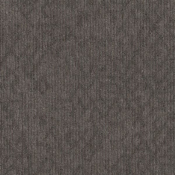 Chafee-Core-Gray Commercial/Residential 24 in. x 24 in. Glue-Down Carpet Tile Square (48 sq. ft.)