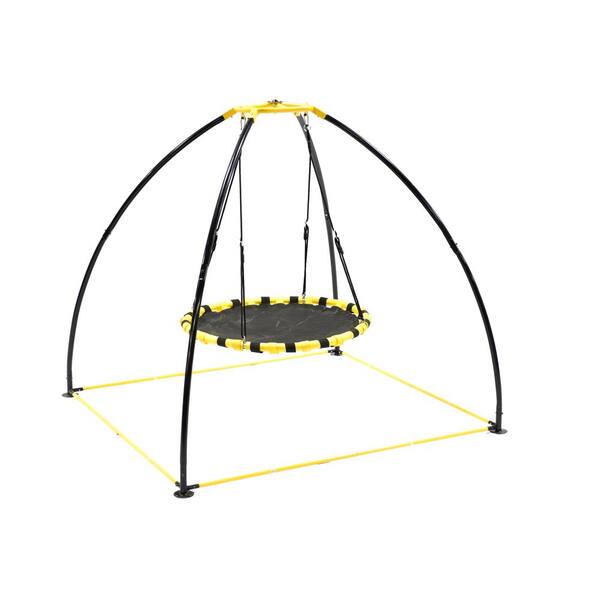 JUMPKING Backyard UFO 360 and Front to Back Motion Swing