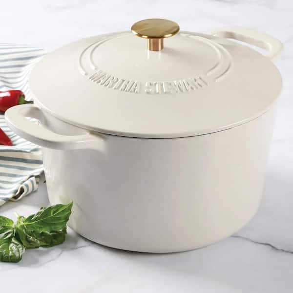 Dropship COOKWIN Enameled Cast Iron Dutch Oven With Self Basting Lid;  Enamel Coated Cookware Pot 3QT to Sell Online at a Lower Price