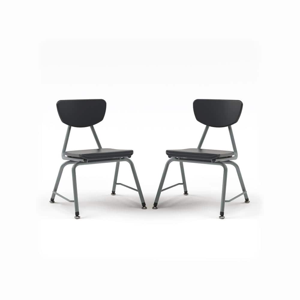 Versa Stacking Kids Chair Set of 2 Young Child Size Classroom Chairs (12 in