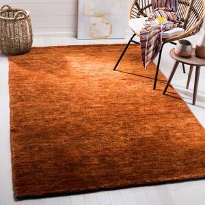 Bohemian Rust 4 ft. x 6 ft. Solid Area Rug