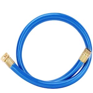 5/8 in. Dia x 4 ft. Blue with White Stripe 4 Stars Garden and Household Hose