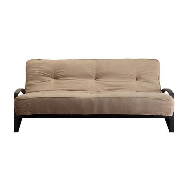 DHP Alessa Black Futon Frame3228098 The Home Depot