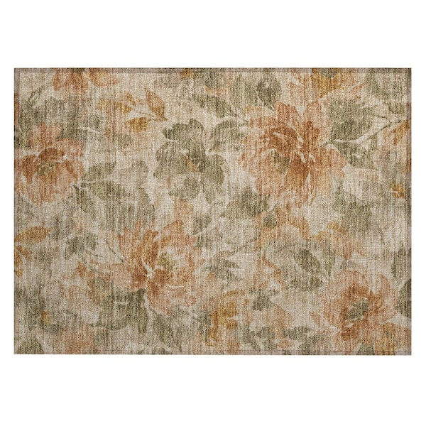 Chantille Machine Washable Indoor/Outdoor Abstract ACN3022 Beige 2 ft. x 3 ft. Accent Rug