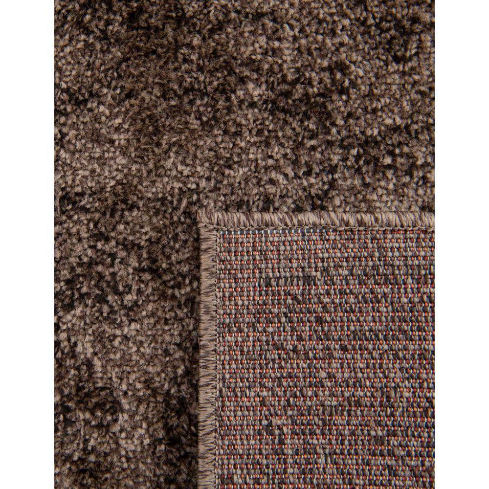 La Jolla 10' Square Brown Floral Synthetic Rug