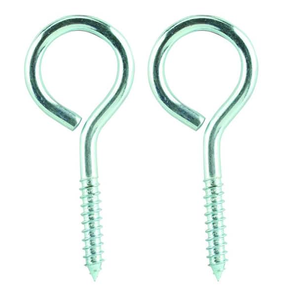 3/4 in. x 3 in. Zinc-Plated Hook and Loop Screw Eye (100-Pack)