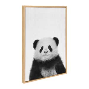Sylvie "Panda" by Tai Prints Framed Canvas Wall Art