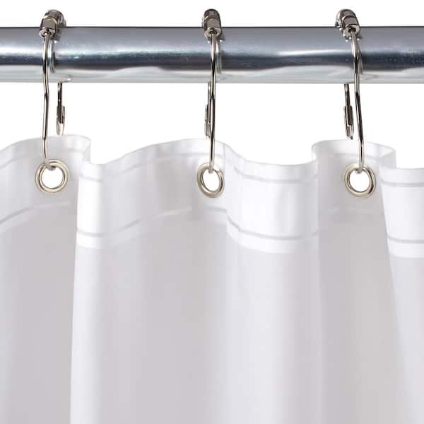 Interdesign Eva Extra Long Shower, What Is The Length Of A Standard Shower Curtain Liner