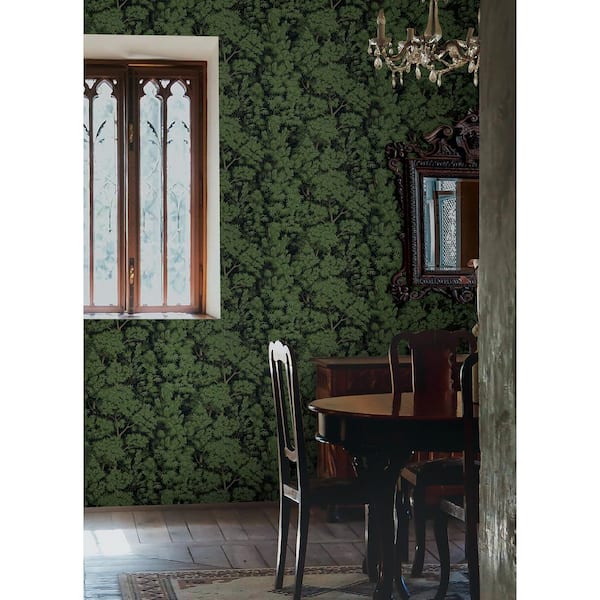 Ardian Green Peel and Stick Wallpaper