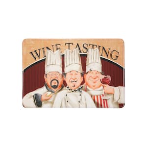 Wine Tasting Chef Rectangle Kitchen Mat 22in.x 35in.