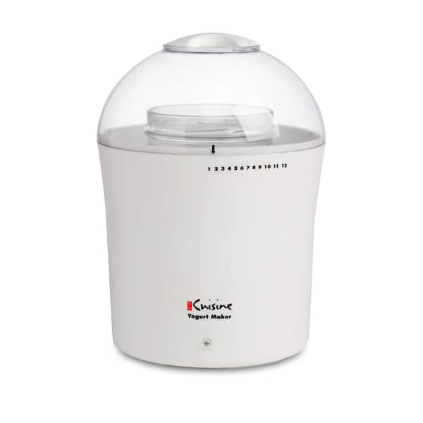 Euro Cuisine 2 Qt. White Yogurt and Greek Yogurt Maker