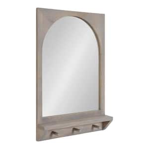 Andover 20.00 in. W x 30.00 in. H Rectangle Wood White Framed Transitional Functional Mirror