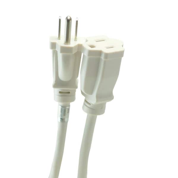 Southwire 8 ft. 16/3 Outdoor Extension Cord in White