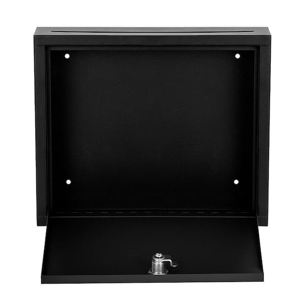 Large Size Black Steel Multi-Purpose Drop Box Large Size Black Steel Multi-Purpose Drop Box