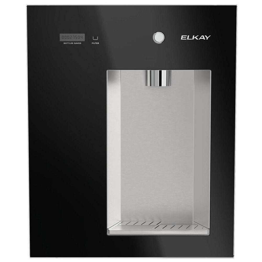 Liv EZ Built-in Filter Wall-Mount Water Dispenser NSF ADA Midnight Black Drinking Fountain with Bottle Filling Station price history on PriceWatchPro