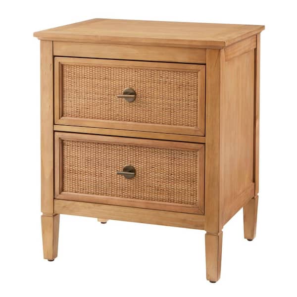 Home Decorators Collection Marsden 2 Drawer Patina Finish Nightstand (24 in W. X 28 in H.)