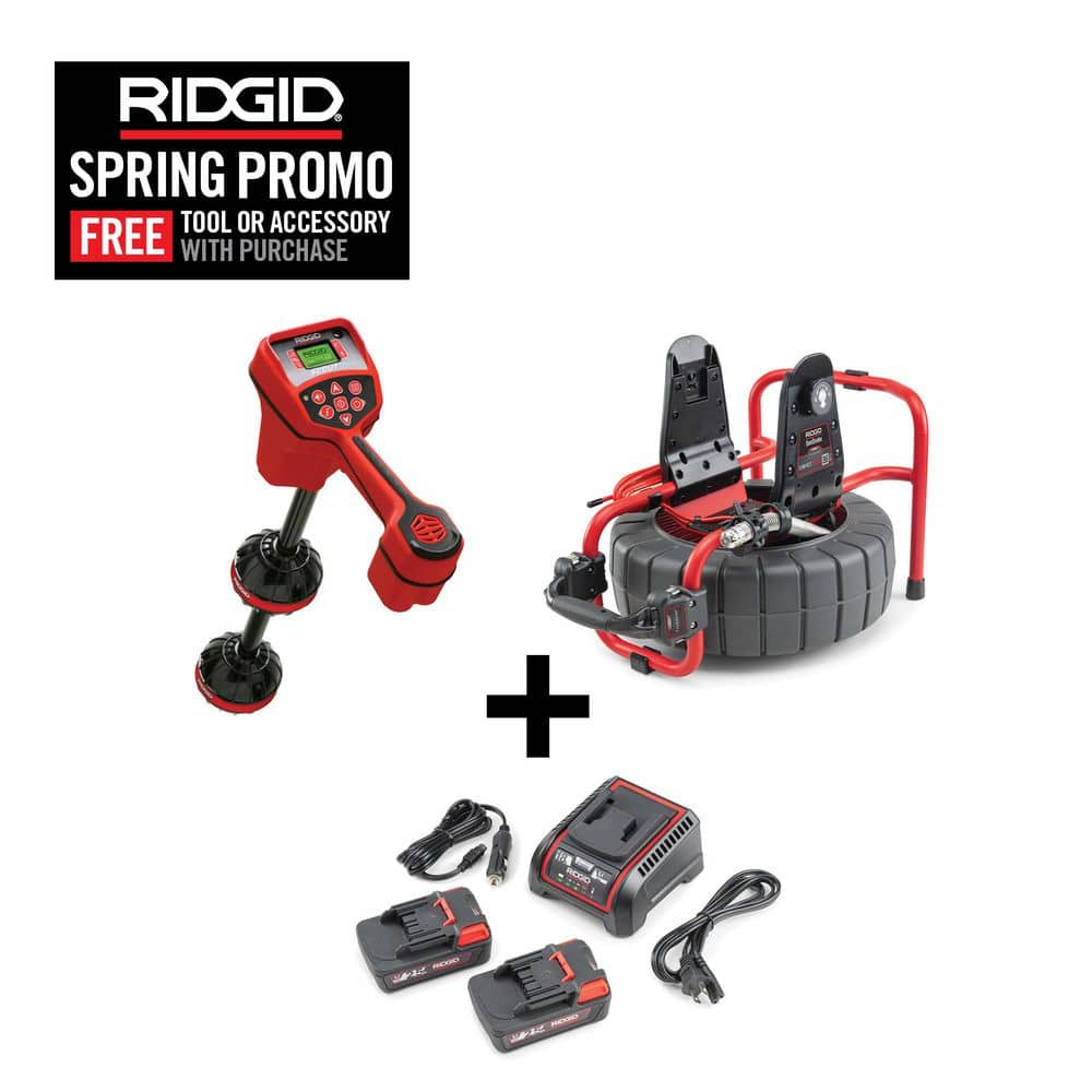 RIDGID SeeSnake Compact M40 Sewer Camera Reel w/ NaviTrack Scout