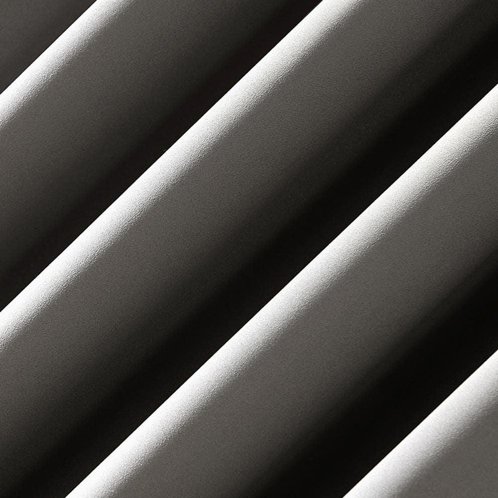 Sun Zero Gray 84" Blackout Rod Pocket Curtain Panel