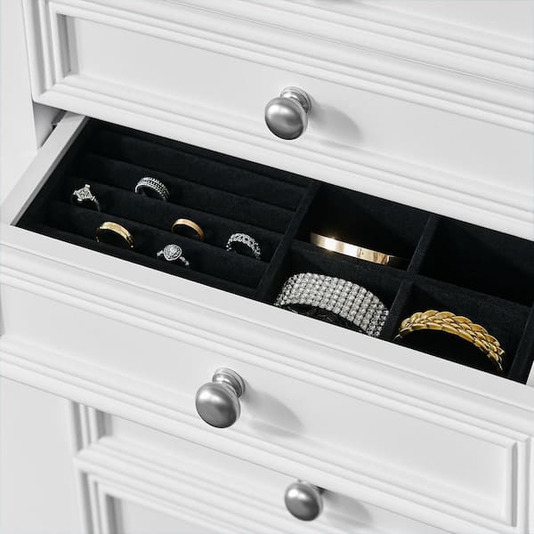 Home Decorators Collection Bradstone White Jewelry Armoire Home Decorators Collection Bradstone White Jewelry Armoire