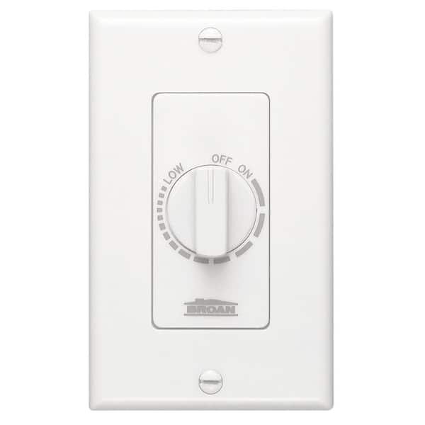 Broan-NuTone Electronic Variable-Speed Fan Control in White