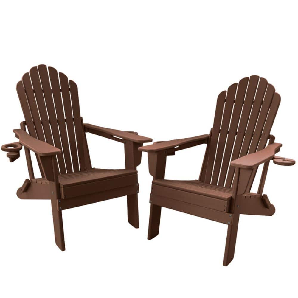 2PCS Upgraded Folding All-Weather HDPE Adirondack Chair with Dual Cup Holders and Phone Slot price history on PriceWatchPro
