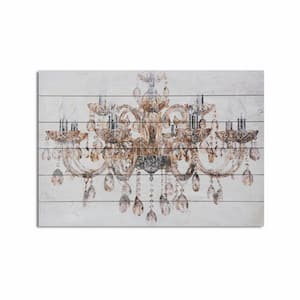 Charlie Luxurious Vintage Chandelier by Unframed Art Print 18 in. x 26 in.