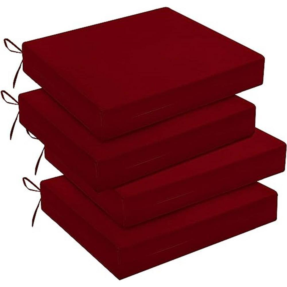18.5 in. x 16 in. x 3 in. Outdoor Chair Cushions Patio Cushions for Outdoor