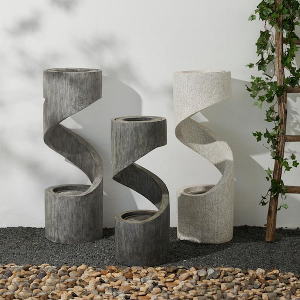 フォンテーヌFONTAINE Alpine Corporation 26-in H Resin Water Tiered Outdoor