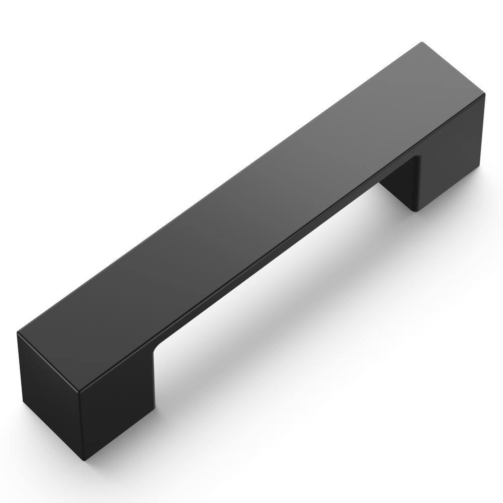 Matte Black Aluminum 3" Modern Bar Pulls with Mounting Hardware