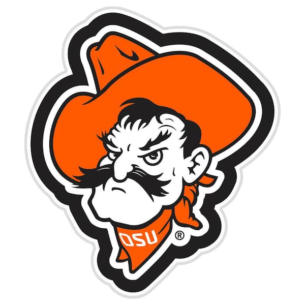 Evergreen 23 in. x 23 in. Oklahoma State University Orange College Mascot Plug-In LED Lighted Plastic Sign