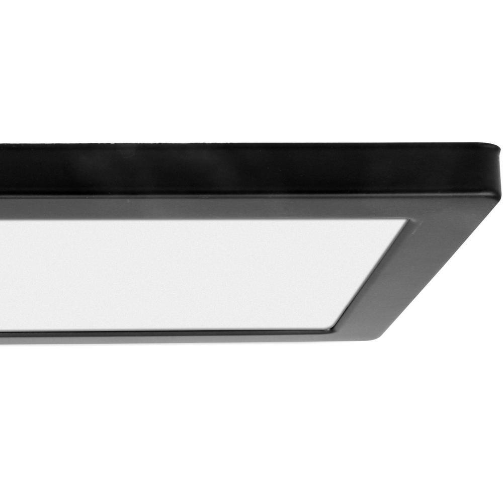 ModPLUS Black Acrylic LED Flush Mount Light