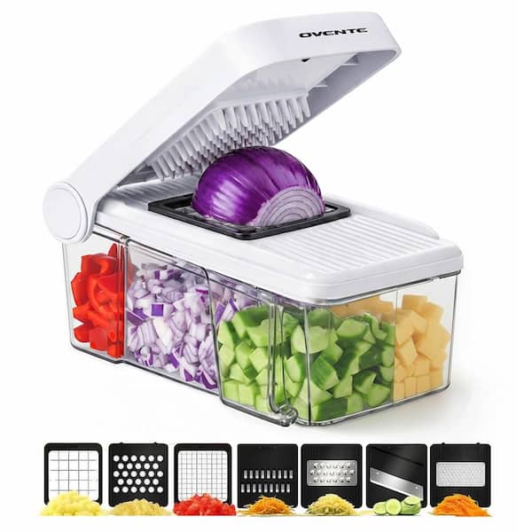 Vegetable Chopper & Mandoline Slicer, 7-in-1 Multifunctional