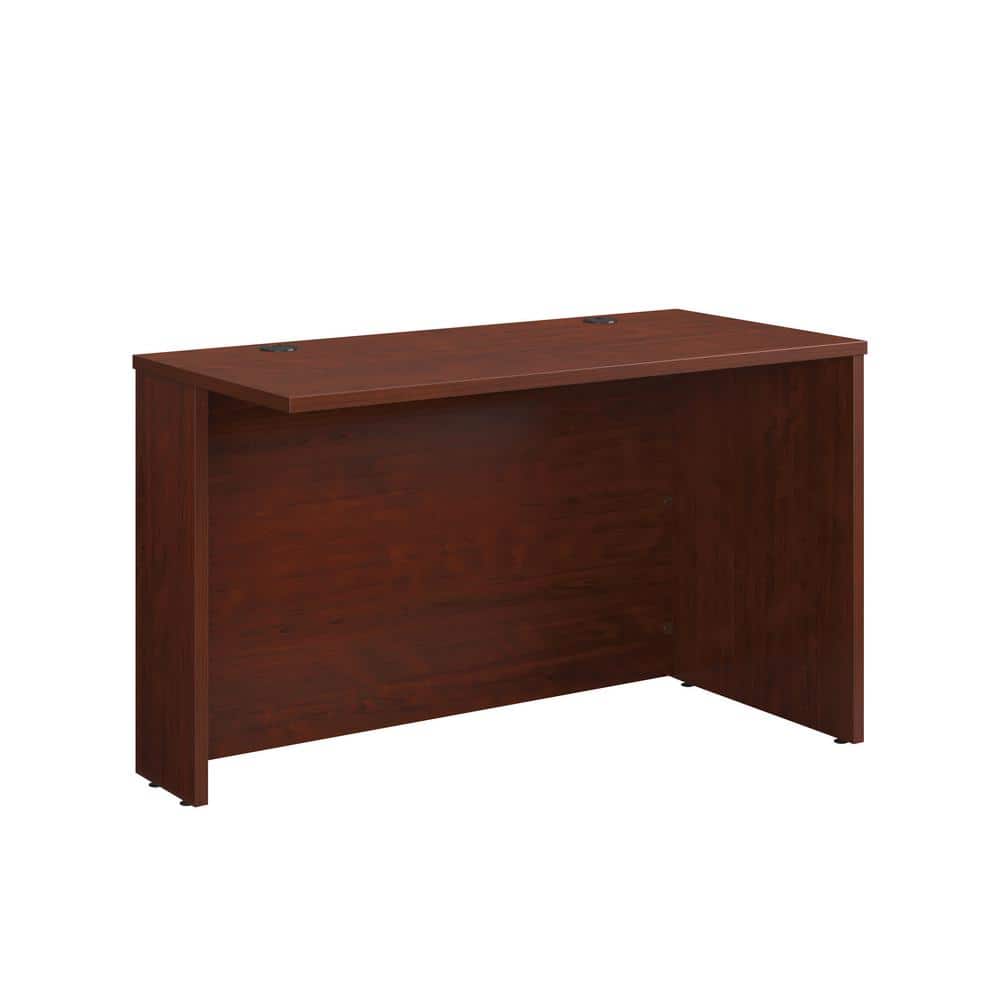 Classic Cherry Engineered Wood Executive Desk with Cord Management
