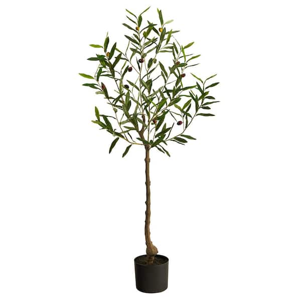 Nearly Natural 4 ft. Olive Artificial Tree T2724 - The Home Depot