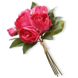 Bright Pink Artificial Peony Bundle