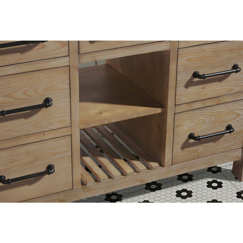 Lauren 48" Weathered Fir Single Sink Wood Bathroom Vanity