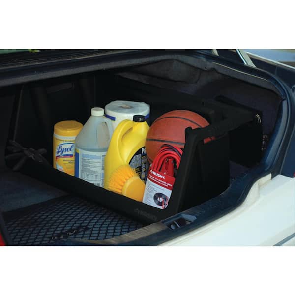 55 Gallon Multipurpose Stackable Space Saving Heavy Duty Storage Bin in Black