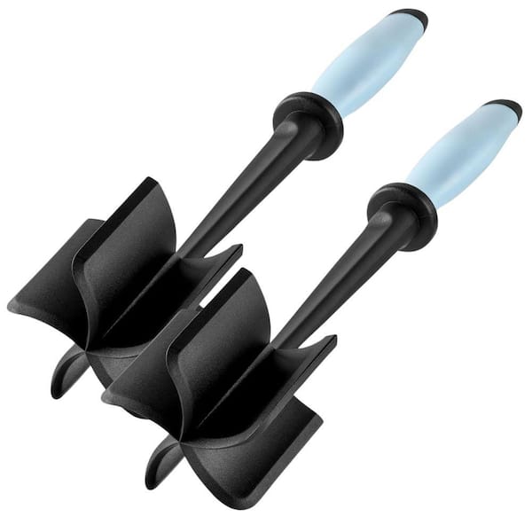 Zulay Kitchen Ground Beef Chopper Tool - Light Blue (2-Pack)