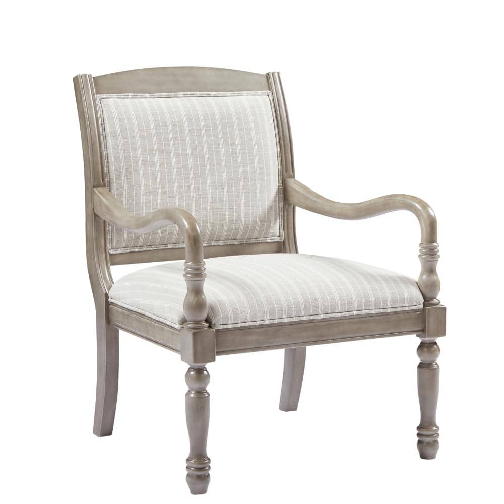 28.5 in. W Gray Linen Upholstered Arm Chair price history on PriceWatchPro