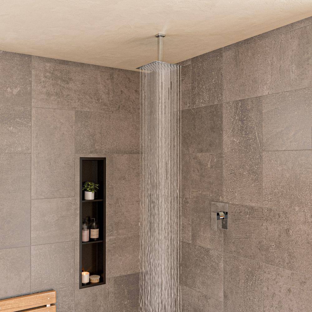 Polished Chrome 6" Square Ceiling Shower Arm