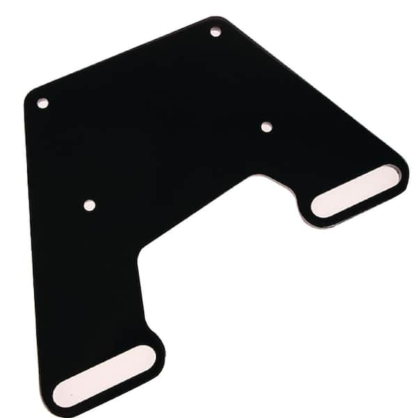 Marine Tech Black Powder Coat Panther King Pin Shallow Water Anchor System with Universal Engine Mount Plate