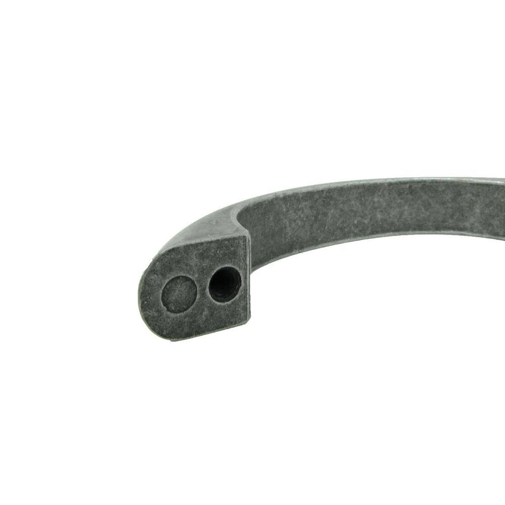 Ivy Distressed Gray Iron Arch Cabinet Pull with Mounting Hardware