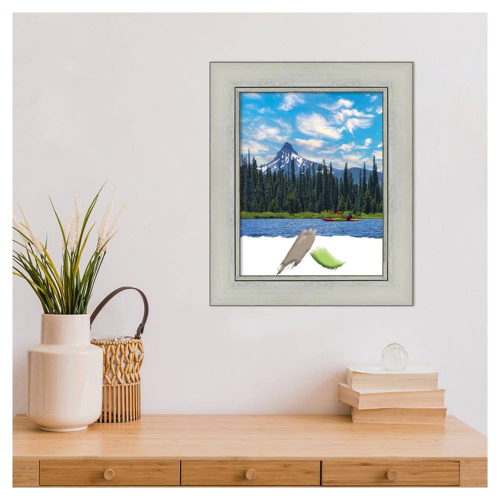 11x14 Silver Antiqued Polystyrene Wall Picture Frame